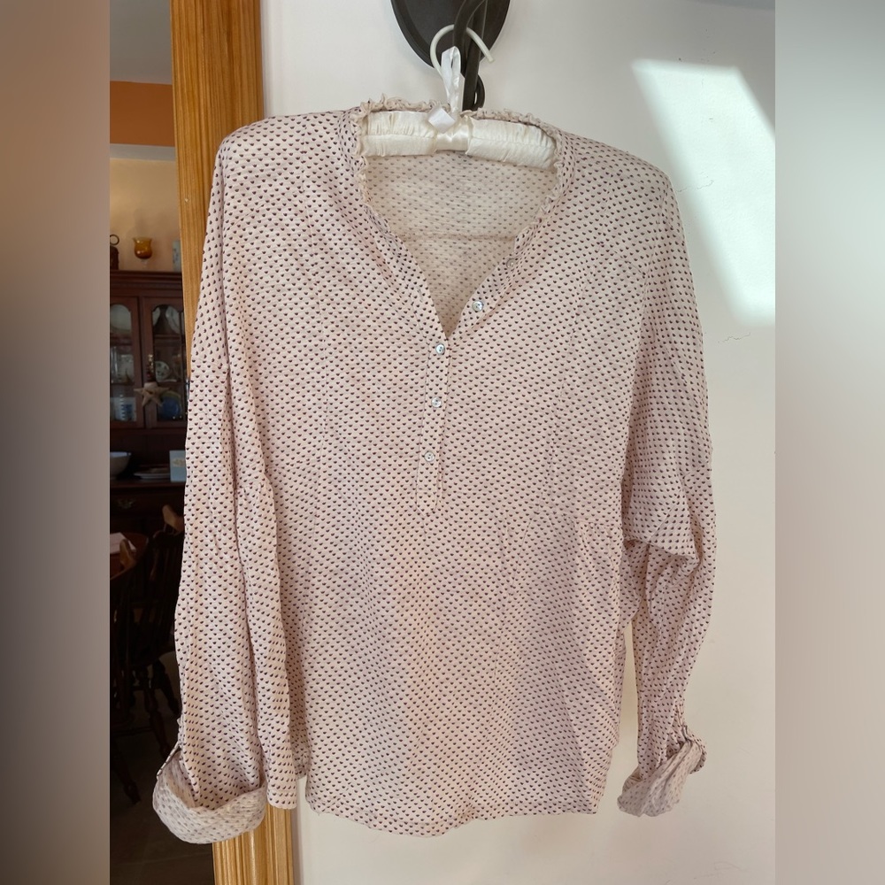 🔵Lucky Brand cotton blouse